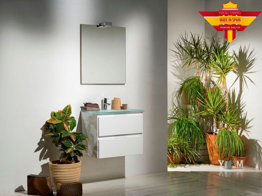 AQUA DECOR Life 24" Modern Bathroom Vanity - White (Bath Trends Exclusive)