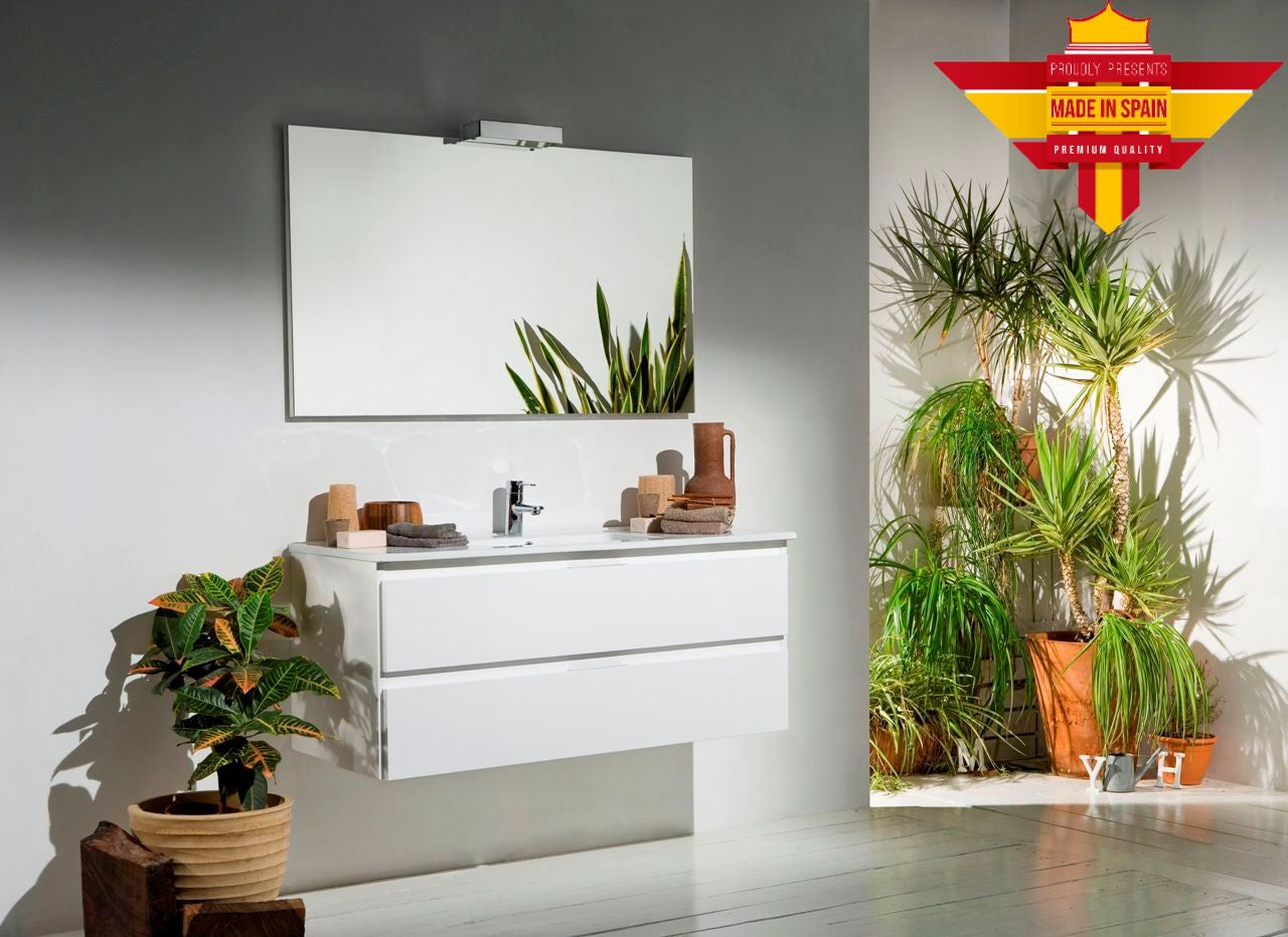 Aquamoon Life 48 Modern Bathroom Vanity - White