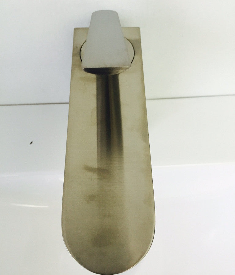 Aquamoon Madrid Single Hole Mount Bathroom Faucet Brushed Nickel