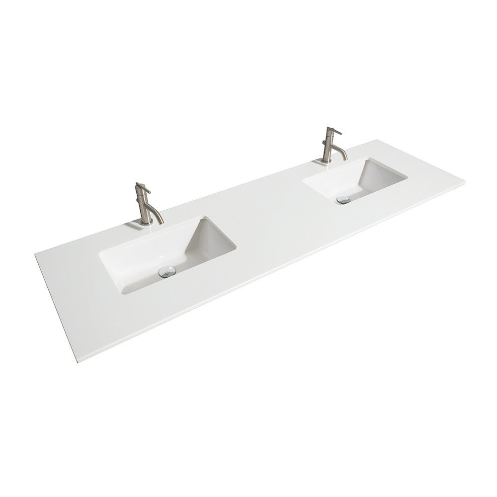 WYNDHAM COLLECTION Manola 72" Double Wall-Mounted Bathroom Vanity Set - Espresso