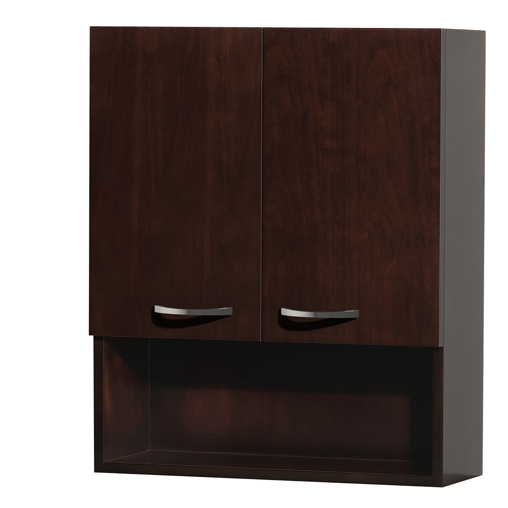 Maria Bathroom Wall Cabinet By Wyndham Collection - Espresso