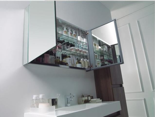 Aqua Decor 1000 Modern Bathroom Medicine Cabinet W/ Mirrors - 39 7/8 Inches