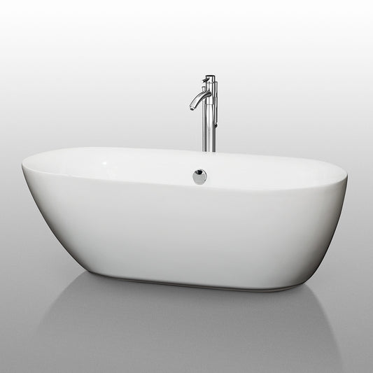 Melissa 65" Soaking Bathtub By Wyndham Collection