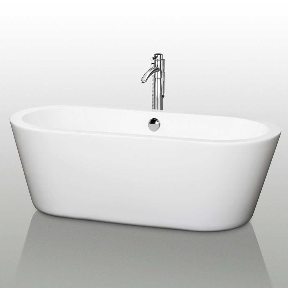 Mermaid 67" Soaking Bathtub By Wyndham Collection