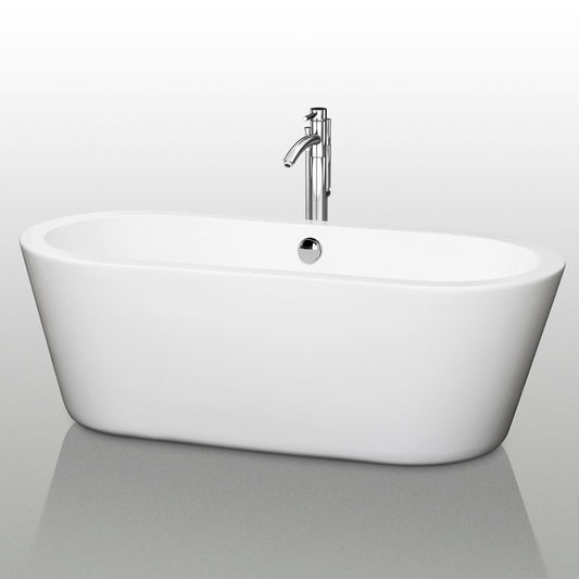 Mermaid 67" Soaking Bathtub By Wyndham Collection