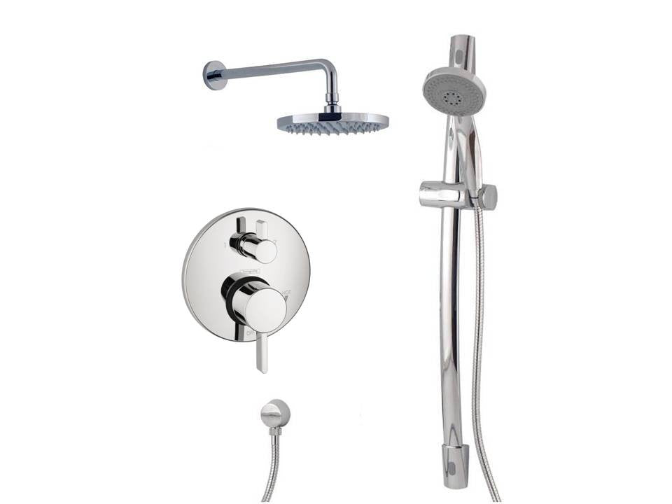 HANSGROHE Metris (Ecostat) Dual Function Modern Bathroom Shower Set