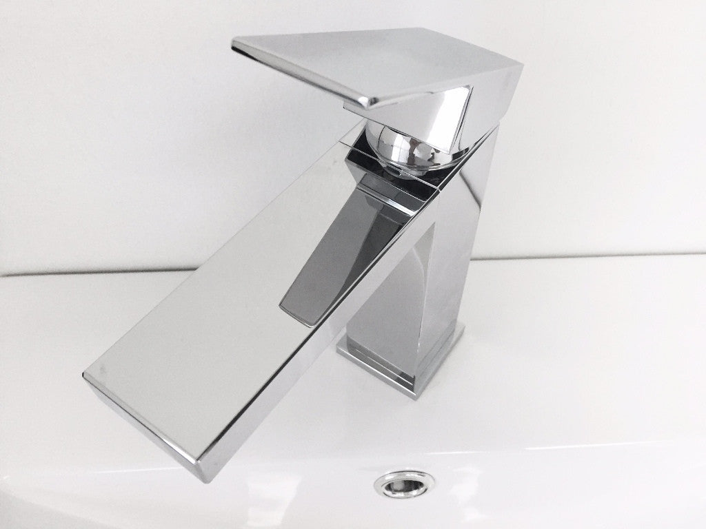Aquamoon Milan Single Hole Mount Bathroom Faucet Chrome