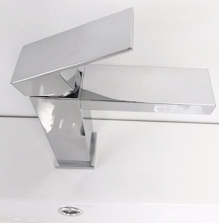 Aquamoon Milan Single Hole Mount Bathroom Faucet Chrome