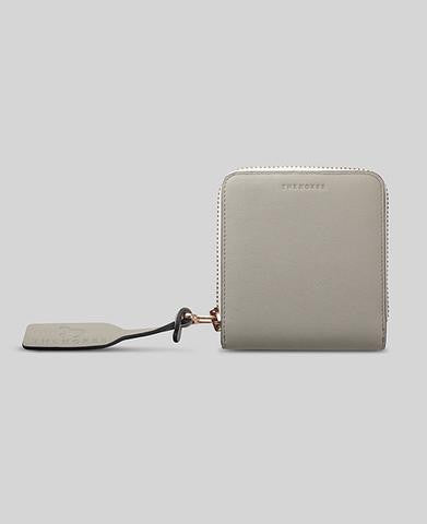 Bi-Colour Mini Block Wallet in Blush / Pistachio