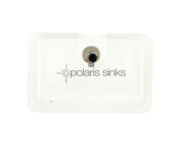 POLARIS P2181UB Porcelain Bathroom Undermount Sink - Bisque