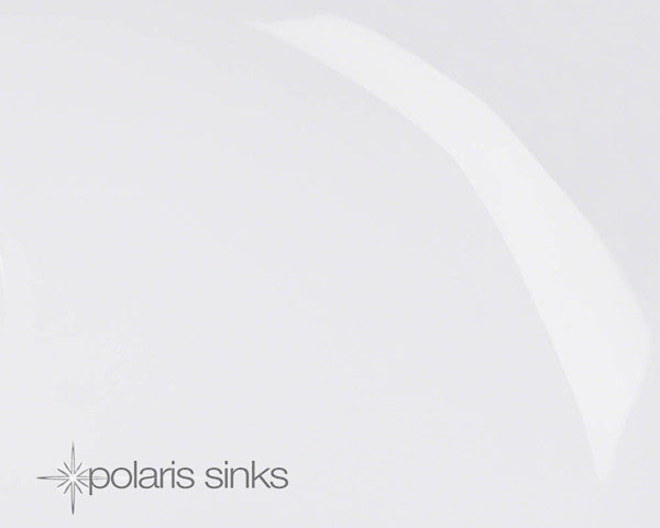 POLARIS P3191UW Porcelain Bathroon Undermount SInk - White