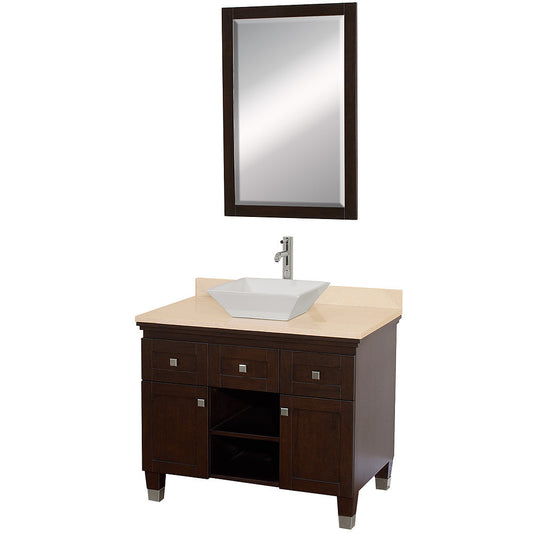 WYNDHAM COLLECTION Premiere 36-Inch Bathroom Vanity Set - Espresso