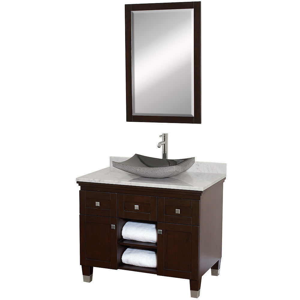 WYNDHAM COLLECTION Premiere 36-Inch Bathroom Vanity Set - Espresso