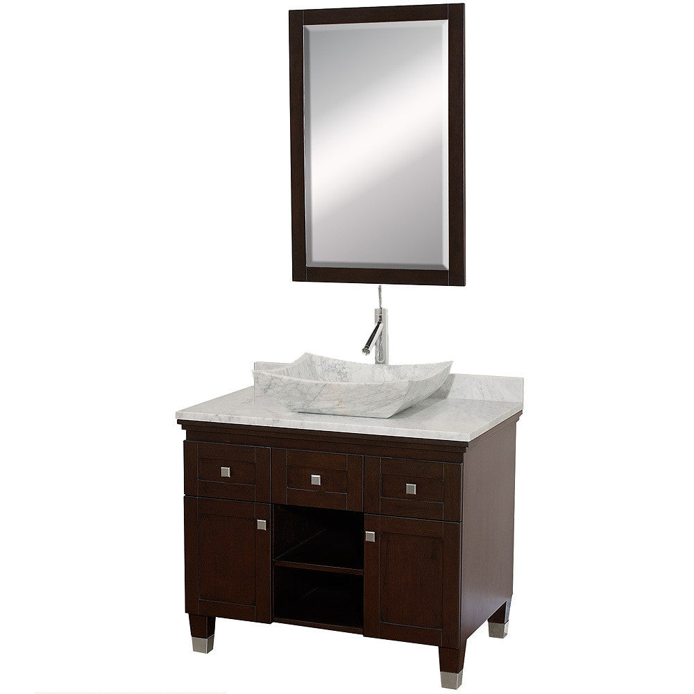 WYNDHAM COLLECTION Premiere 36-Inch Bathroom Vanity Set - Espresso