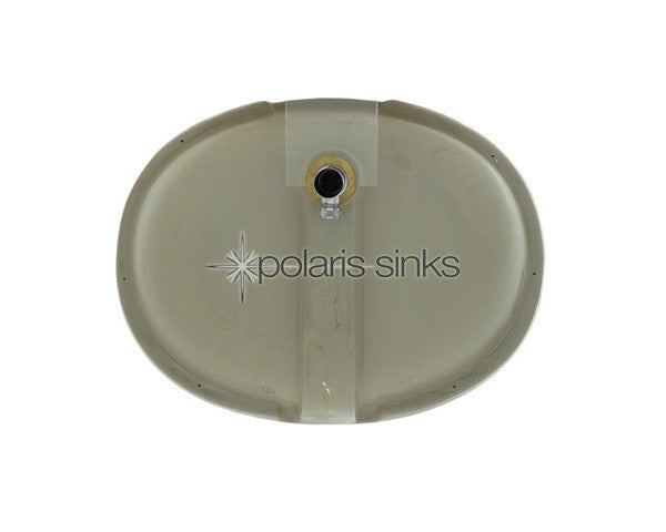 POLARIS PUPLB Porcelain Bathroom Undermount Sink - Bisque