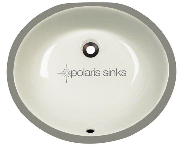 POLARIS PUPSB Porcelain Bathroom Undermount Sink