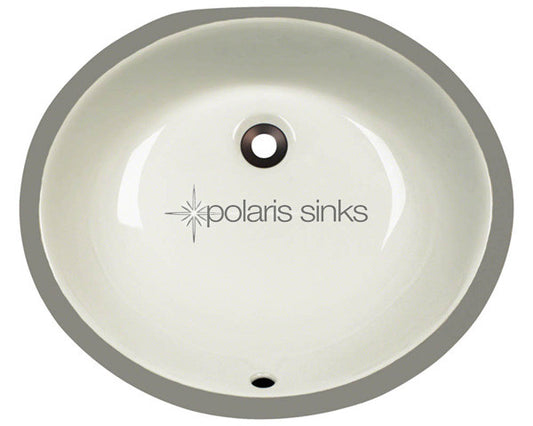 POLARIS PUPSB Porcelain Bathroom Undermount Sink