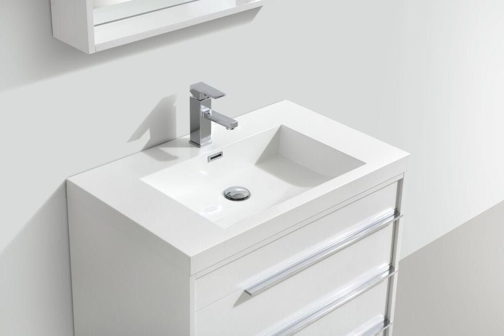 Aquamoon Roma 31" modern Bathroom Vanity Set - White