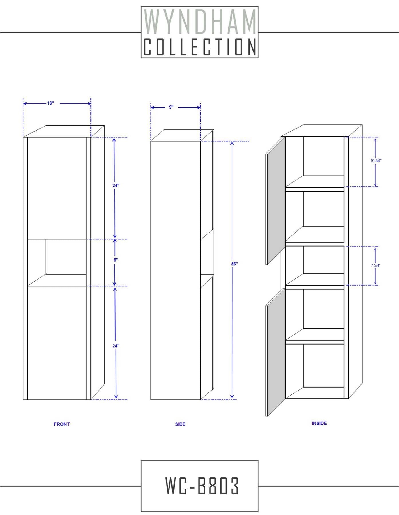 Sarah Storage Cabinet By Wyndham Collection - Espresso