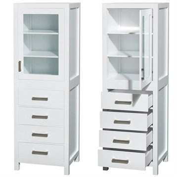 WYNDHAM COLLECTION Sheffield 36-Inch Single Bathroom Vanity - White