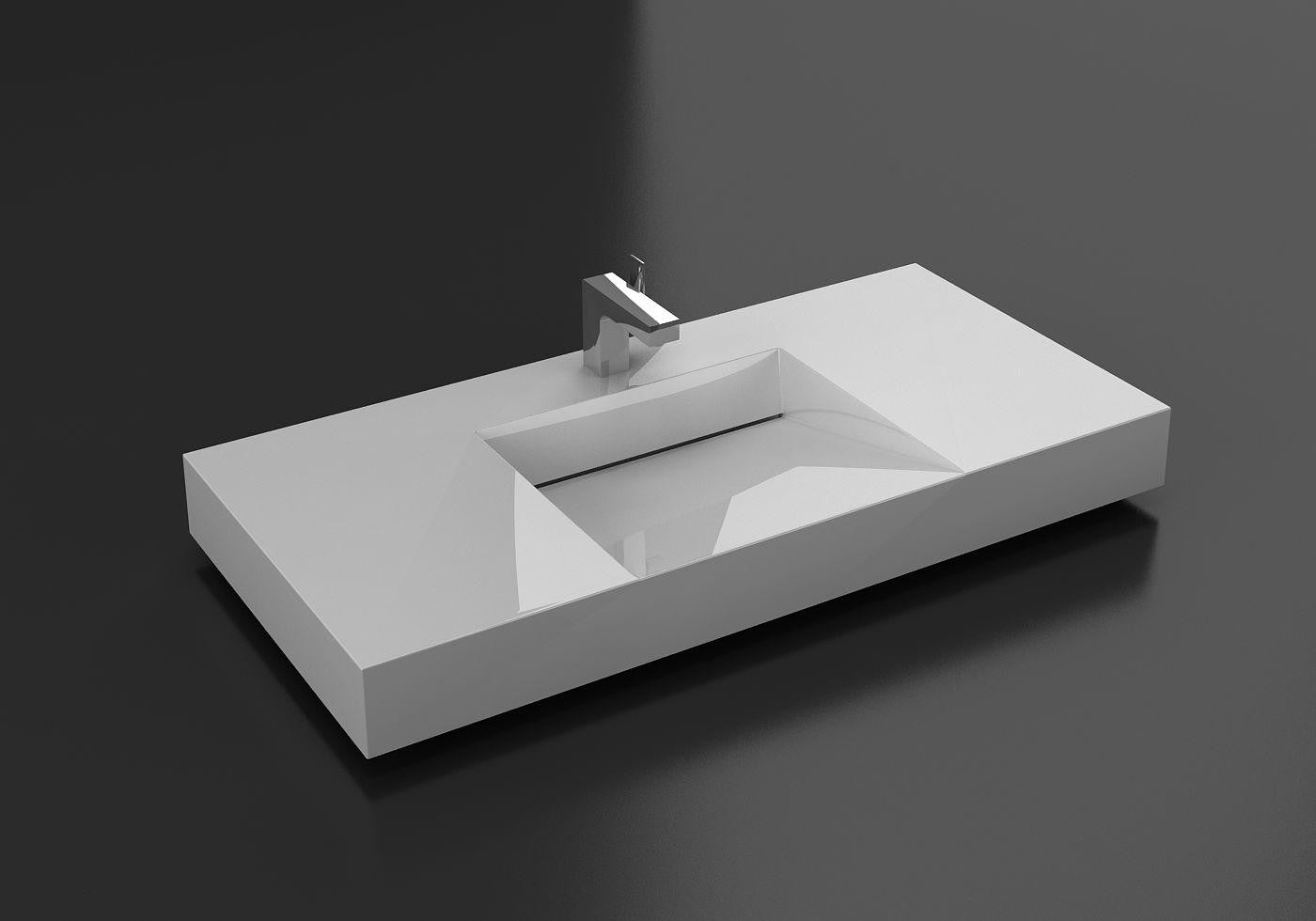 Aquamoon Venice 39 Modern Bathroom Vanity Set - Grey Oak