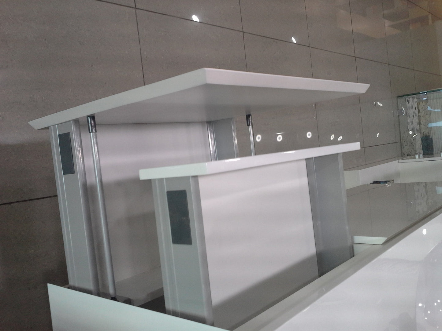 Aquamoon Soul 58 Modern Bathroom Vanity Set - White