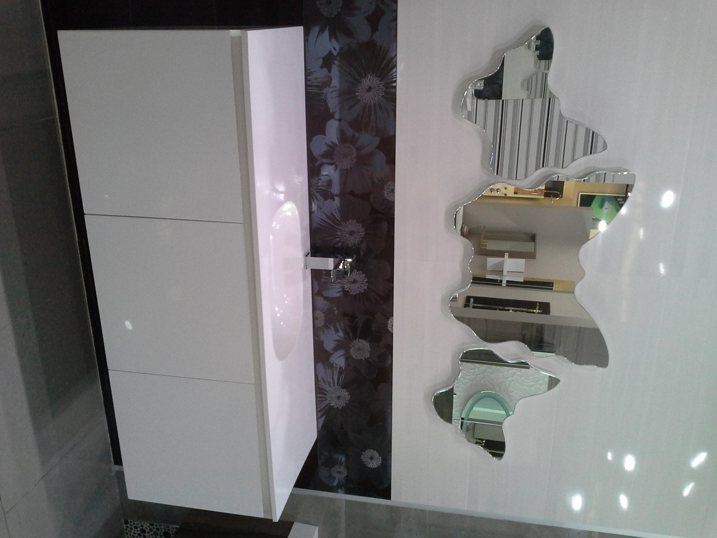 Aquamoon Soul 58 Modern Bathroom Vanity Set - White