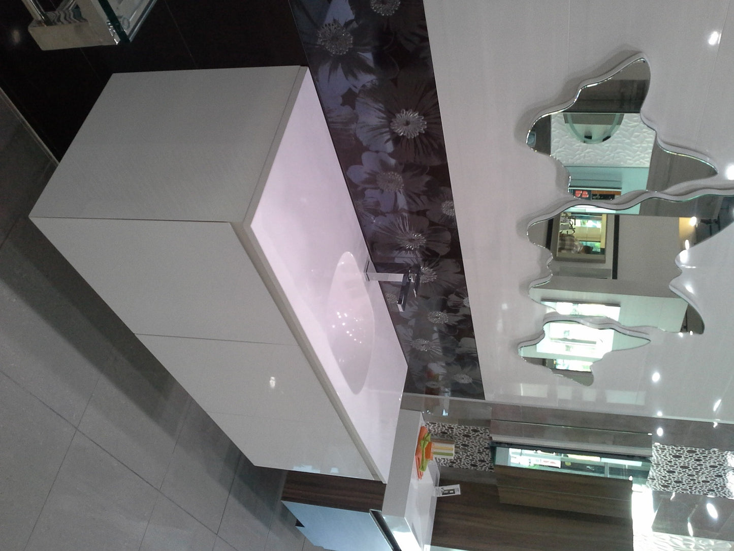 Aquamoon Soul 58 Modern Bathroom Vanity Set - White