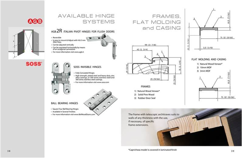 Maximum 201 Interior Door In A Wenge Finish W/ Aluminum Strips