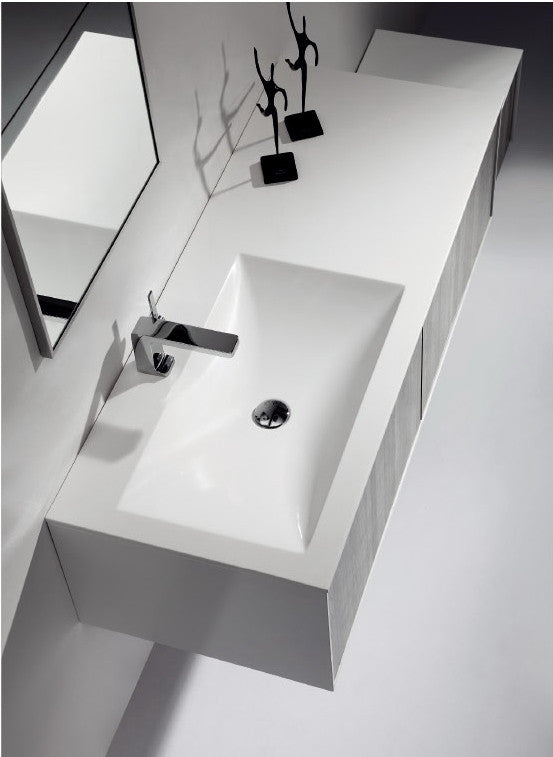 Aquamoon Star 52 Modern Bathroom Vanity Set - Ash Gray