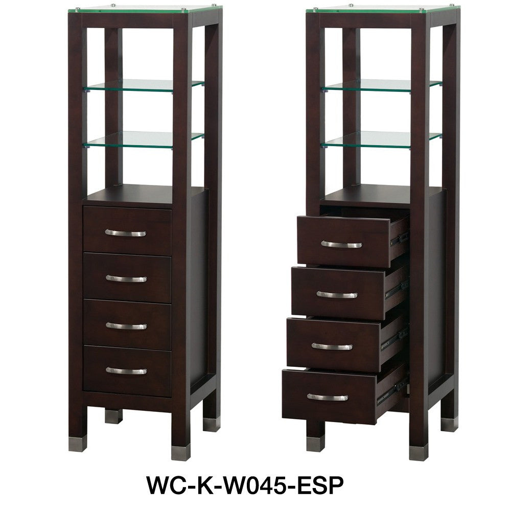 WYNDHAM COLLECTION Premiere 36-Inch Bathroom Vanity Set - Espresso