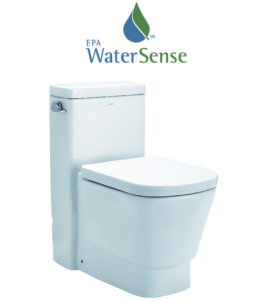 Eago T357 Modern One Piece Toilet - White