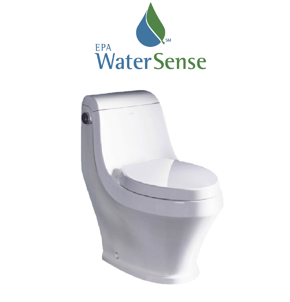 Eago T133 Modern One Piece Toilet - White