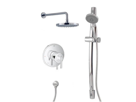 GROHE Timeless Dual Function Modern Bathroom Shower Set