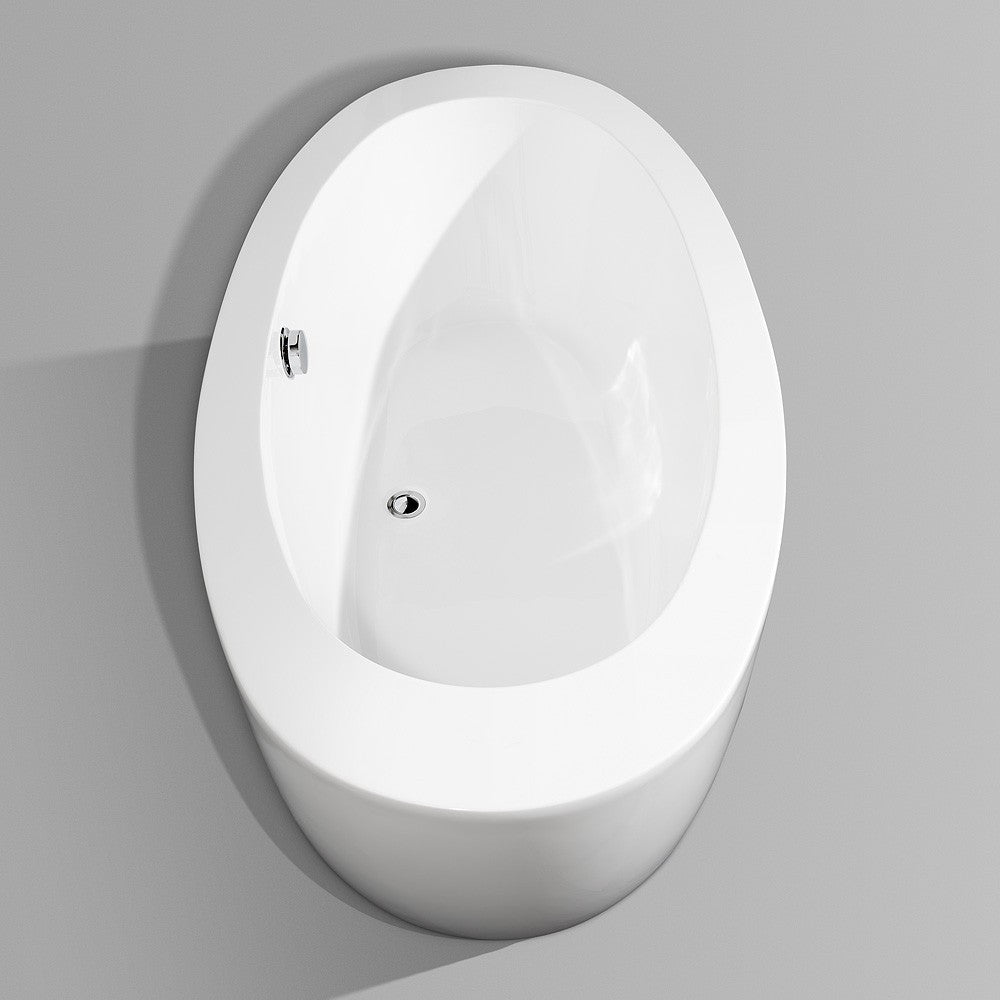 WYNDHAM COLLECTION Uva 69-Inch Soaking Bathtub