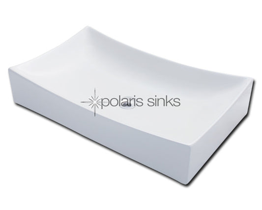 Polaris V330 White Porcelain Vessel Sink