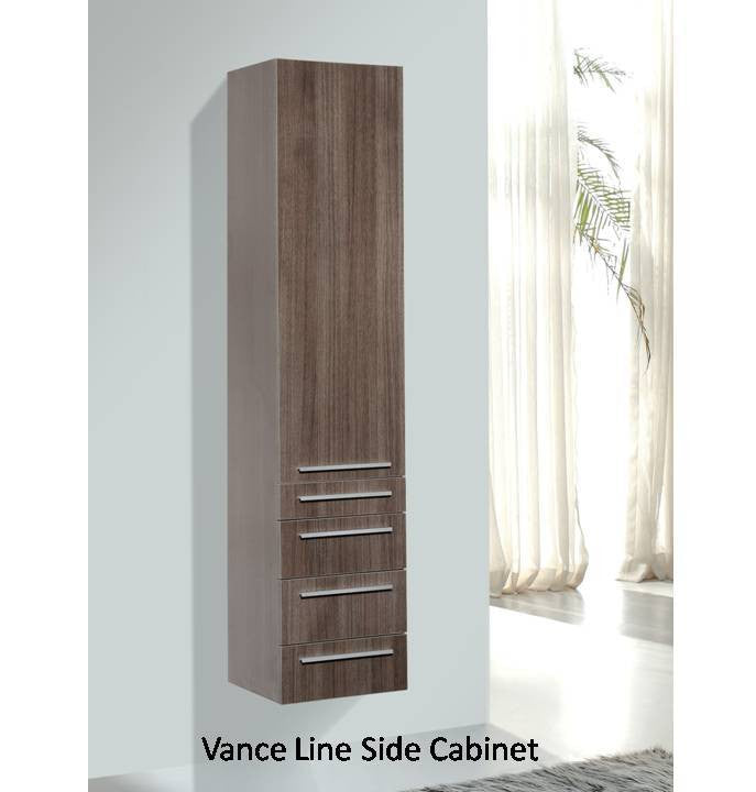 Aquamoon Venice 31" Modern Bathroom Vanity Set - Grey Oak