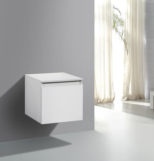 Aquamoon Venice Modern Side Cabinet - White