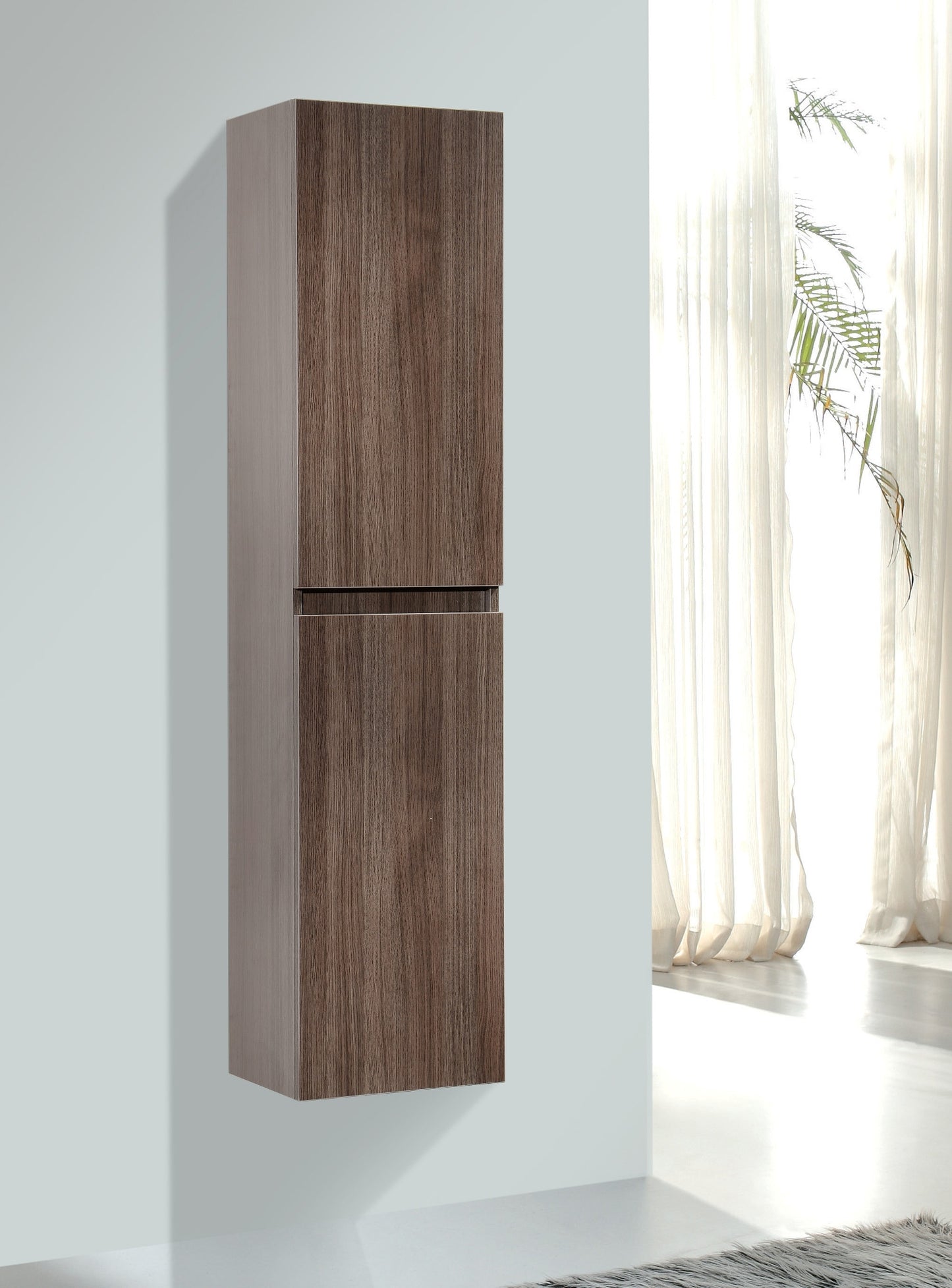 Aquamoon Venice 39 Modern Bathroom Vanity Set - Grey Oak