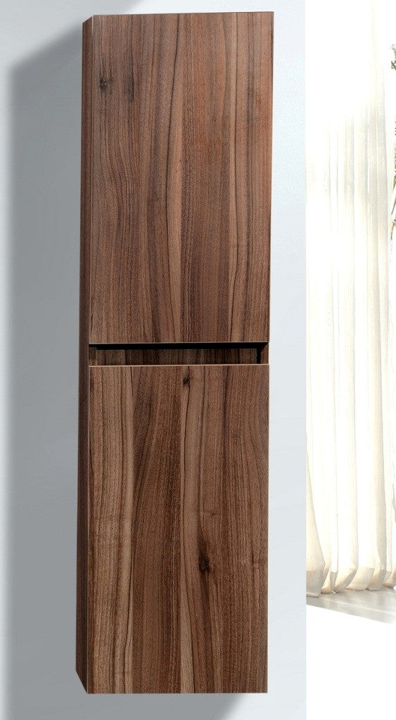 Aquamoon Venice 36 Modern Bathroom Vanity Set - Walnut