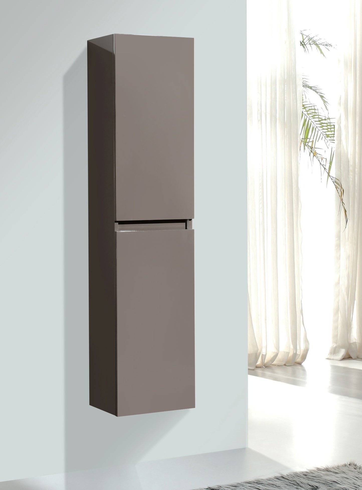 Aquamoon Venice 39 Modern Bathroom Vanity Set - Grey Brown