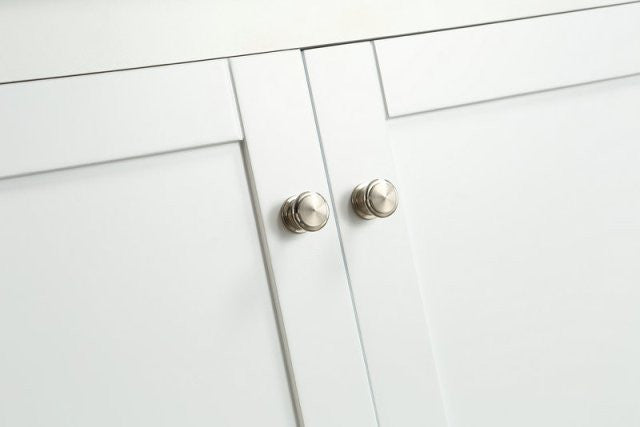 Aquamoon Rimini White 31 5/8 Contemporary Bathroom Vanity Set