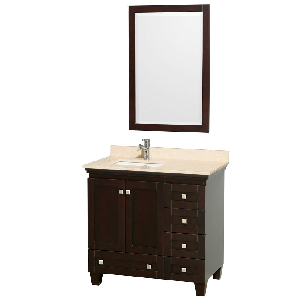 WYNDHAM COLLECTION Acclaim 36-inch Bathroom Vanity Set - Espresso