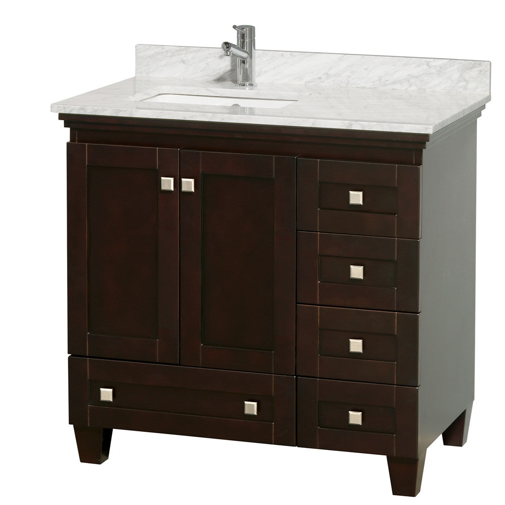 WYNDHAM COLLECTION Acclaim 36-inch Bathroom Vanity Set - Espresso
