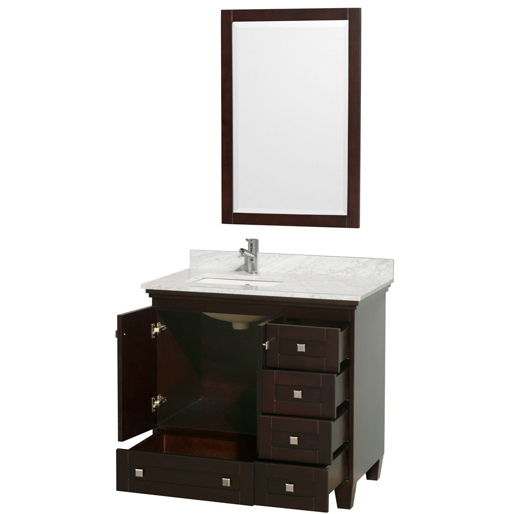 WYNDHAM COLLECTION Acclaim 36-inch Bathroom Vanity Set - Espresso