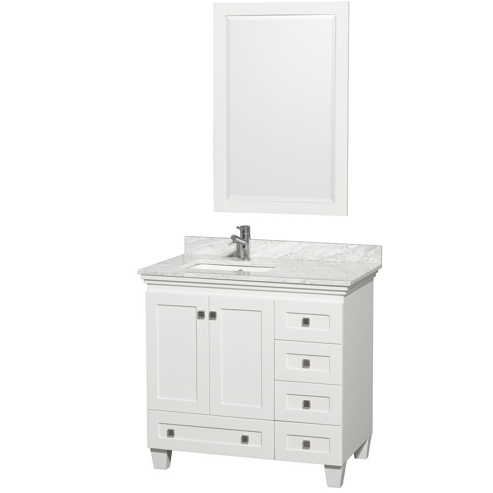 WYNDHAM COLLECTION Acclaim 36" Bathroom Vanity Set - White