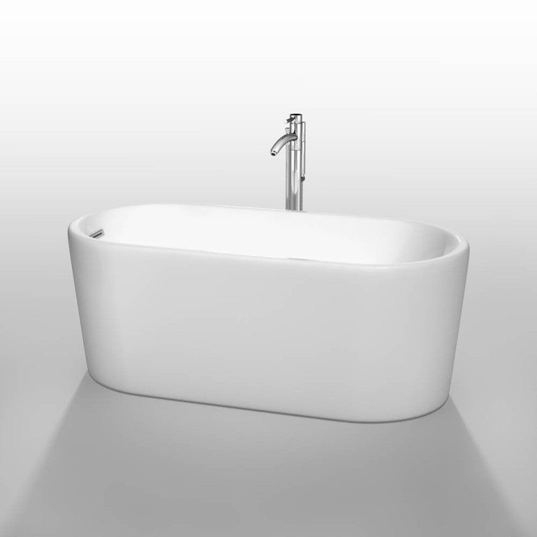 WYNDHAM COLLECTION Ursula 59" Soaking Bathtub