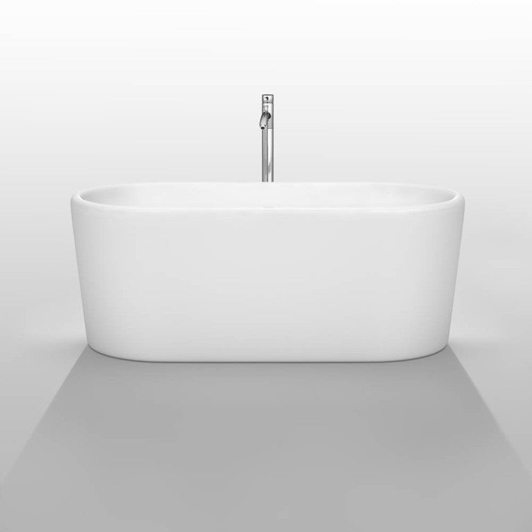 WYNDHAM COLLECTION Ursula 59" Soaking Bathtub