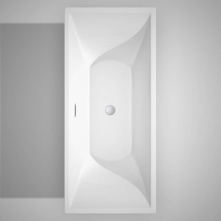 WYNDHAM COLLECTION Maryam 71" Soaking Bathtub