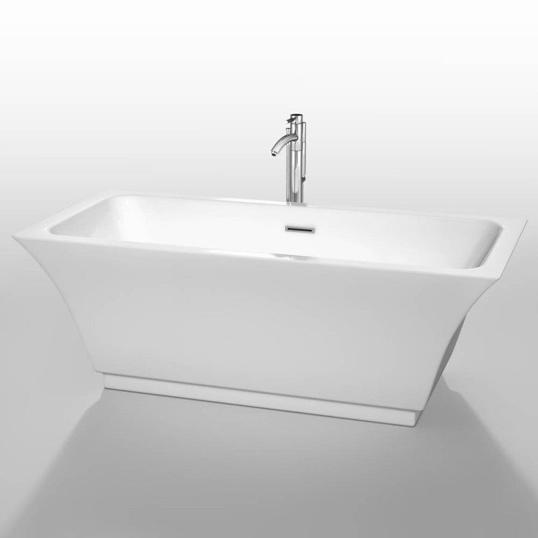 WYNDHAM COLLECTION Galina 67" Soaking Bathtub